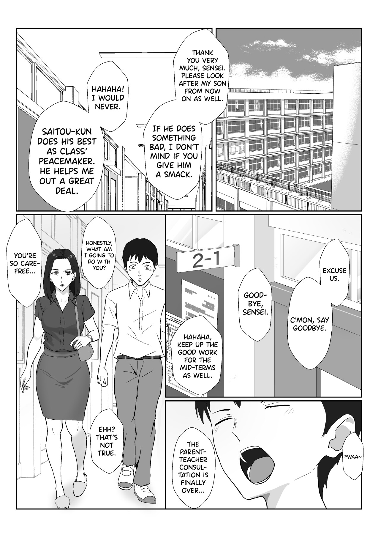 Hentai Manga Comic-An extra time when a career woman's mother was seduced by a delinquent-Read-4